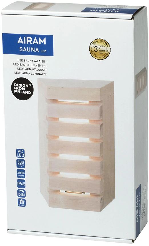 Sieninis šviestuvas Saunaled LED lempa 180TRL 8W