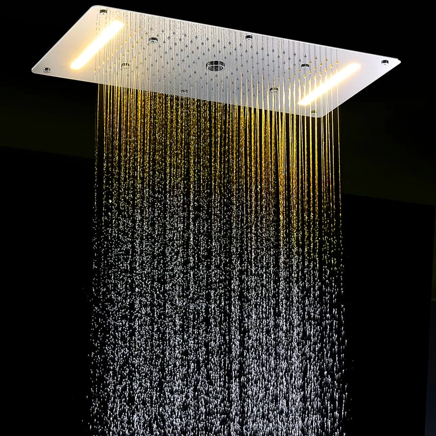 Steamtec Tolo lietaus dušas, 380x700 mm, septynių rankenėlių perjungiklis
