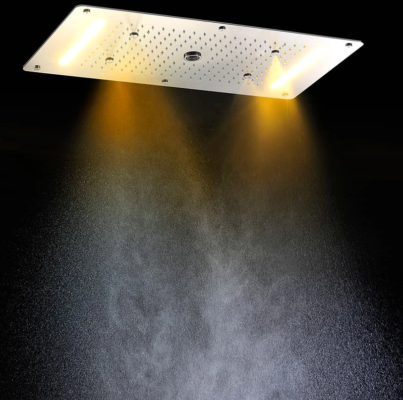 Steamtec Tolo lietaus dušas, 380x700 mm, septynių rankenėlių perjungiklis