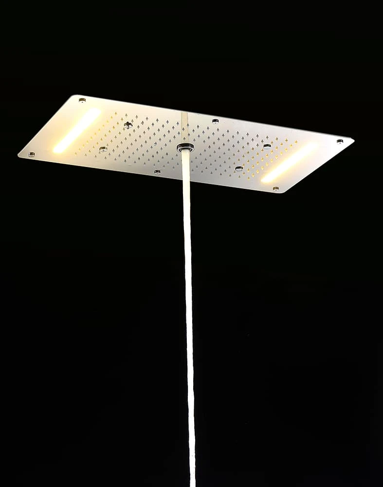 Steamtec Tolo lietaus dušas, 380x700 mm, septynių rankenėlių perjungiklis
