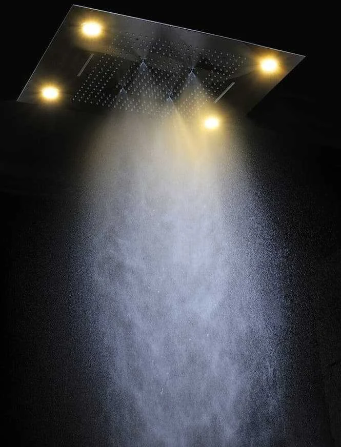 Steamtec Tolo lietaus dušas, 600x800 mm, 6 rankenėlių perjungiklis