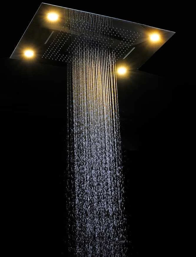 Steamtec Tolo lietaus dušas, 600x800 mm, 6 rankenėlių perjungiklis