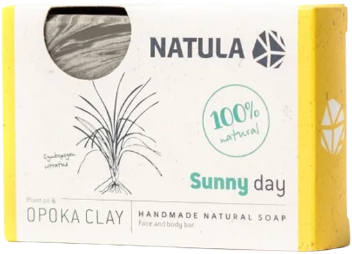Veido ir kūno muilas NATULA su opokos uoliena ir citrinžole 100g