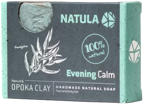 Veido ir kūno muilas NATULA su opokos uoliena ir eukaliptais 100g