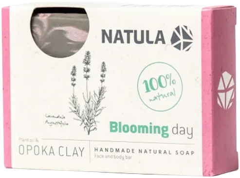 Veido ir kūno muilas NATULA su opokos uoliena ir levanda 100g