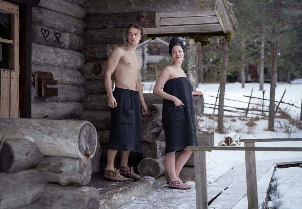 Vyriška RENTO KENNO prijuostė, tamsiai pilka