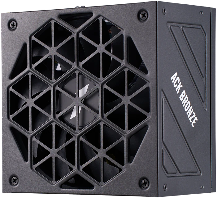 1STPLAYER ACK, 750W, 80 PLUS Bronze, ATX 3.1, PCIe 5.1 maitinimo blokas, juodas