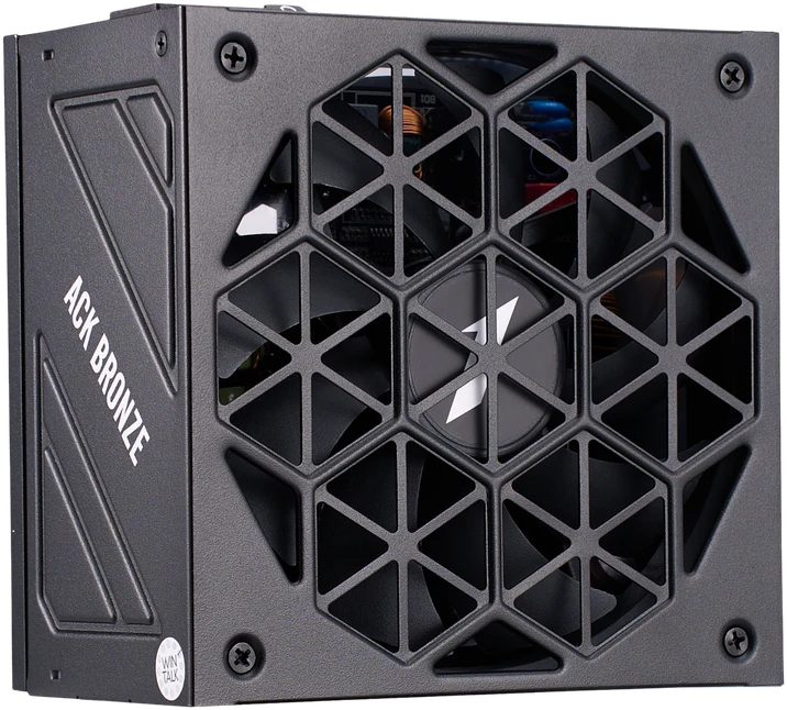 1STPLAYER ACK, 750W, 80 PLUS Bronze, ATX 3.1, PCIe 5.1 maitinimo blokas, juodas