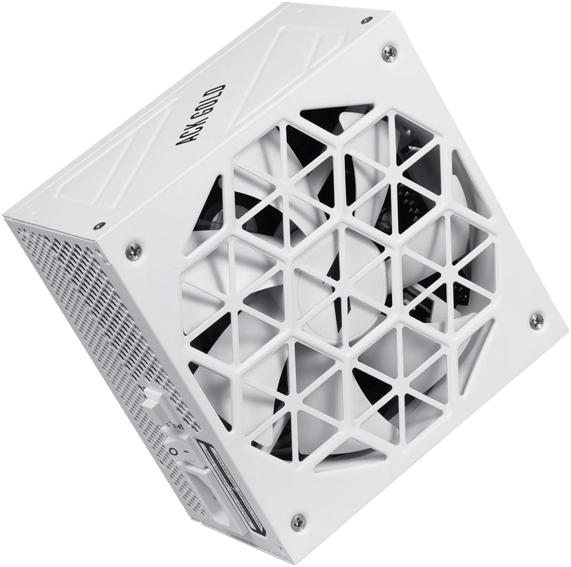 1STPLAYER ACK, 850W, 80 PLUS Gold, ATX 3.1, PCIe 5.1, modulinis maitinimo blokas, baltas