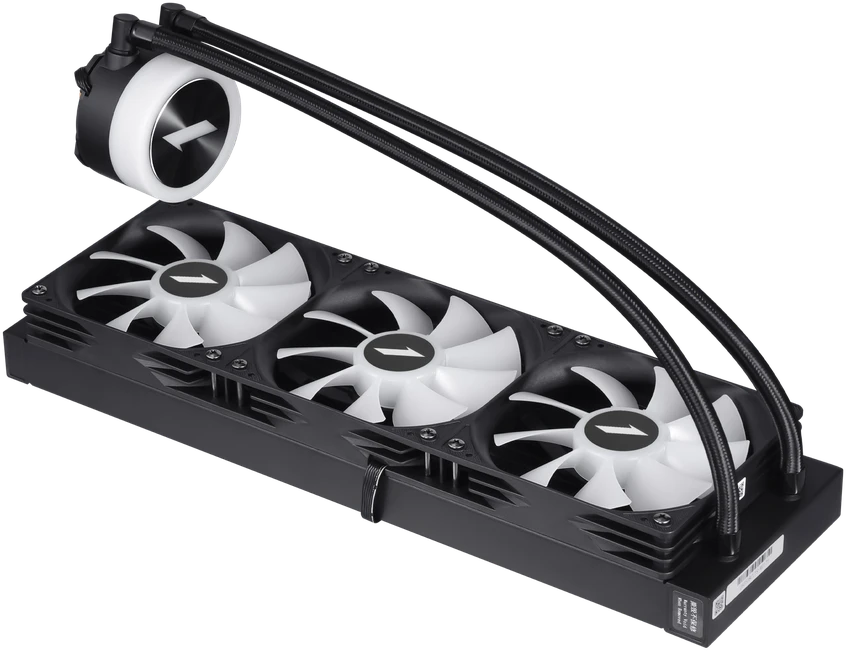 1STPLAYER TS1 360, 360 mm AIO procesoriaus aušintuvas, ARGB, juodas