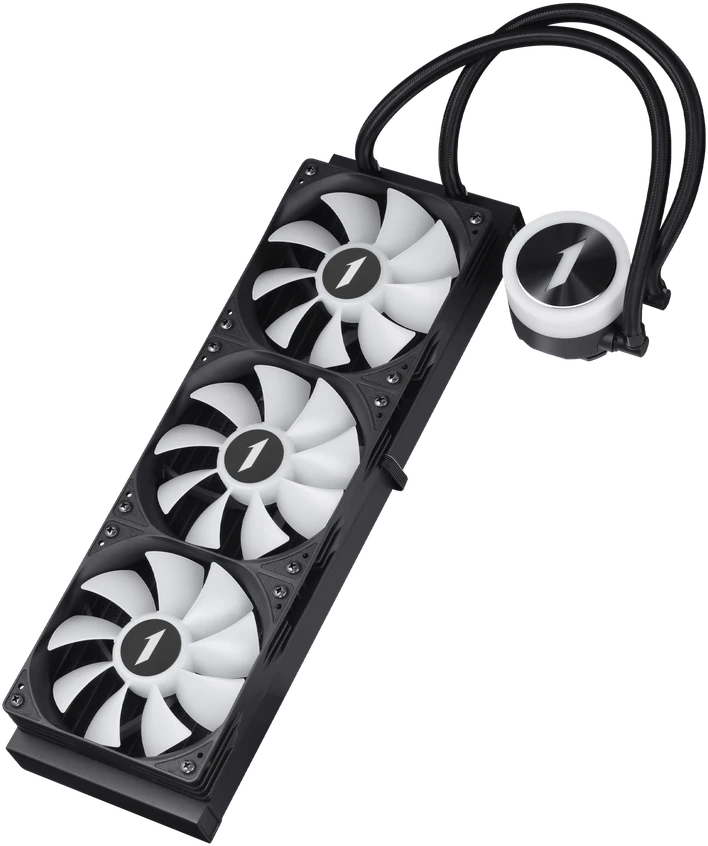 1STPLAYER TS1 360, 360 mm AIO procesoriaus aušintuvas, ARGB, juodas