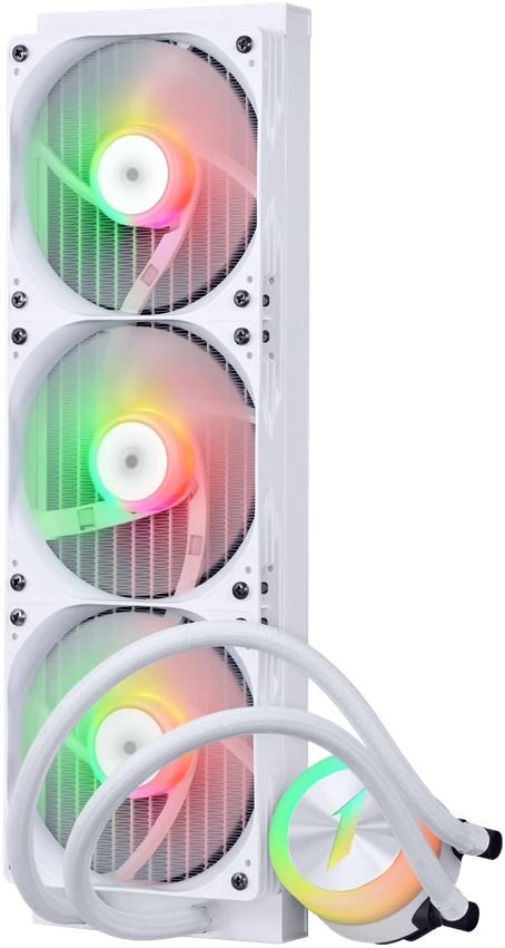 1STPLAYER TS1 360, 360 mm AIO procesoriaus aušintuvas, ARGB, baltas