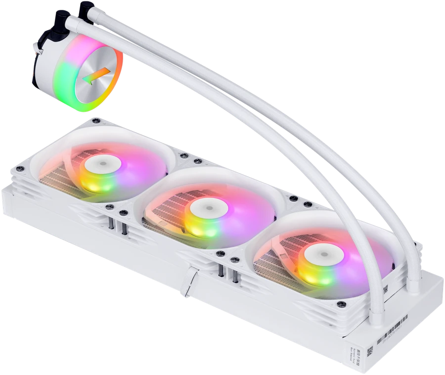 1STPLAYER TS1 360, 360 mm AIO procesoriaus aušintuvas, ARGB, baltas