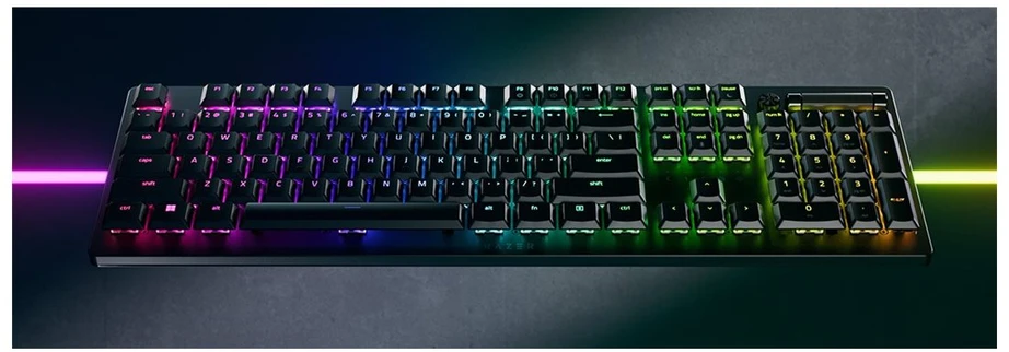 Razer | Klaviatūra žaidimams | Deathstalker V2 Pro | Klaviatūra žaidimams | Wireless | Bluetooth | RGB LED pašvietimas | Belaidė jungtis | US | Optical Switch | Juodas