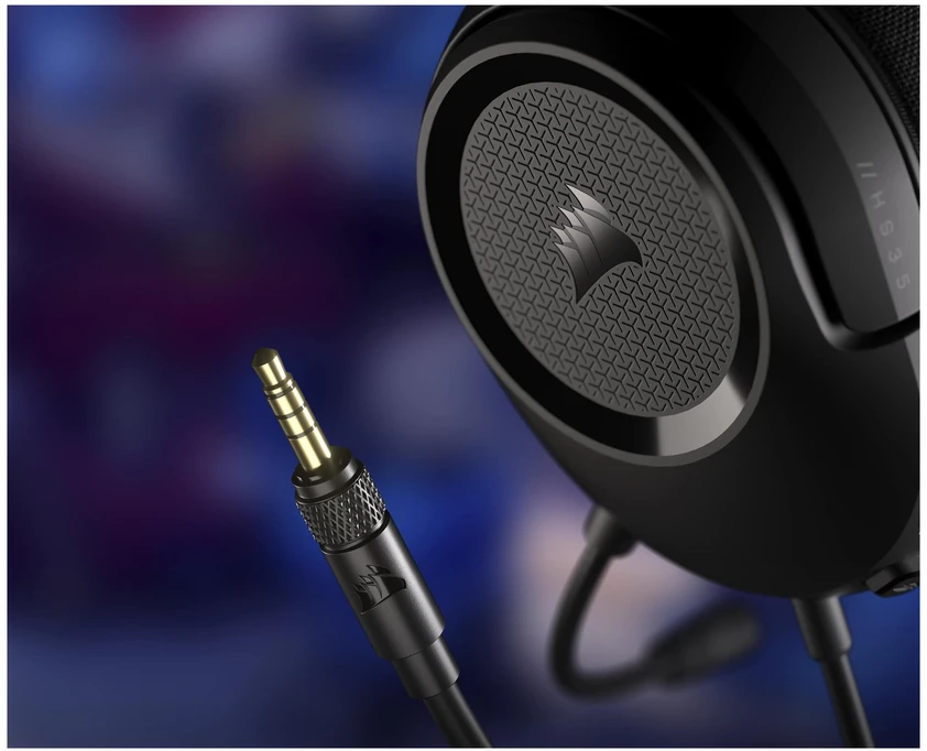 CORSAIR HS35 v2 Multiplatform Ausinės Žaidimams Carbon