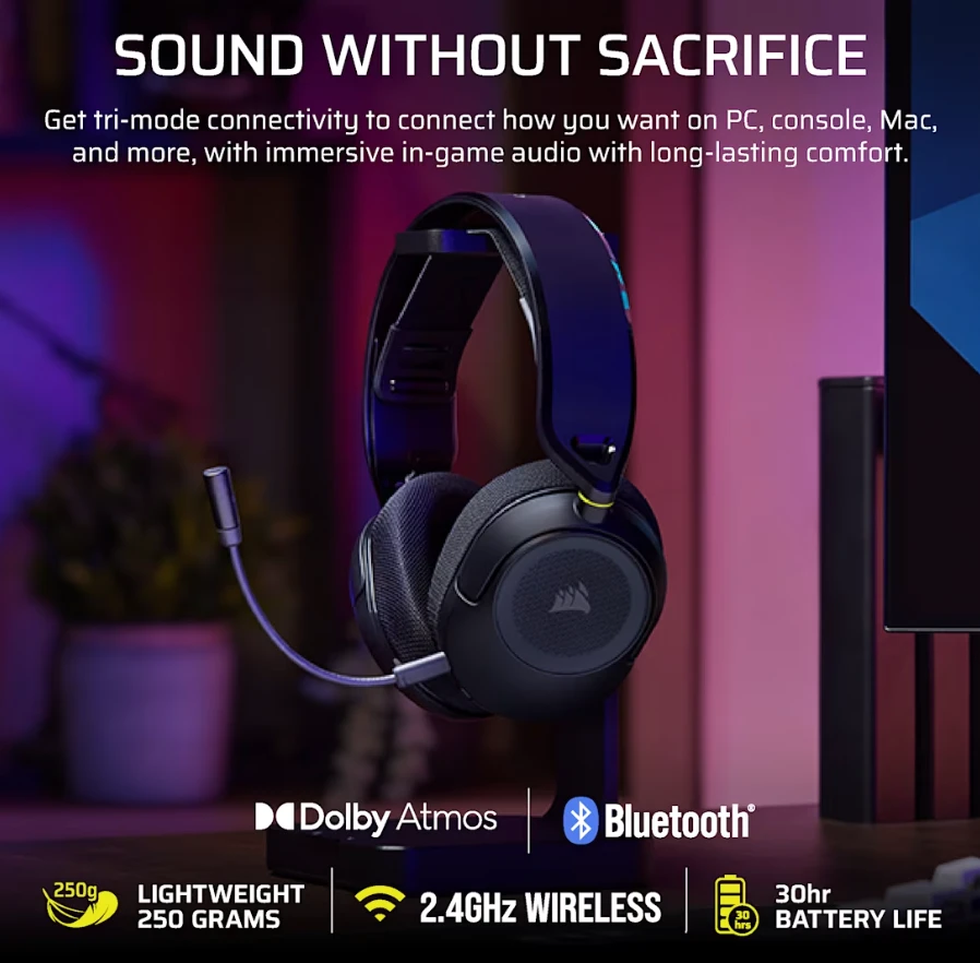 CORSAIR HS35 v3 Ausinės Baltas
