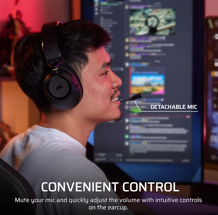 CORSAIR HS35 v3 Ausinės Baltas