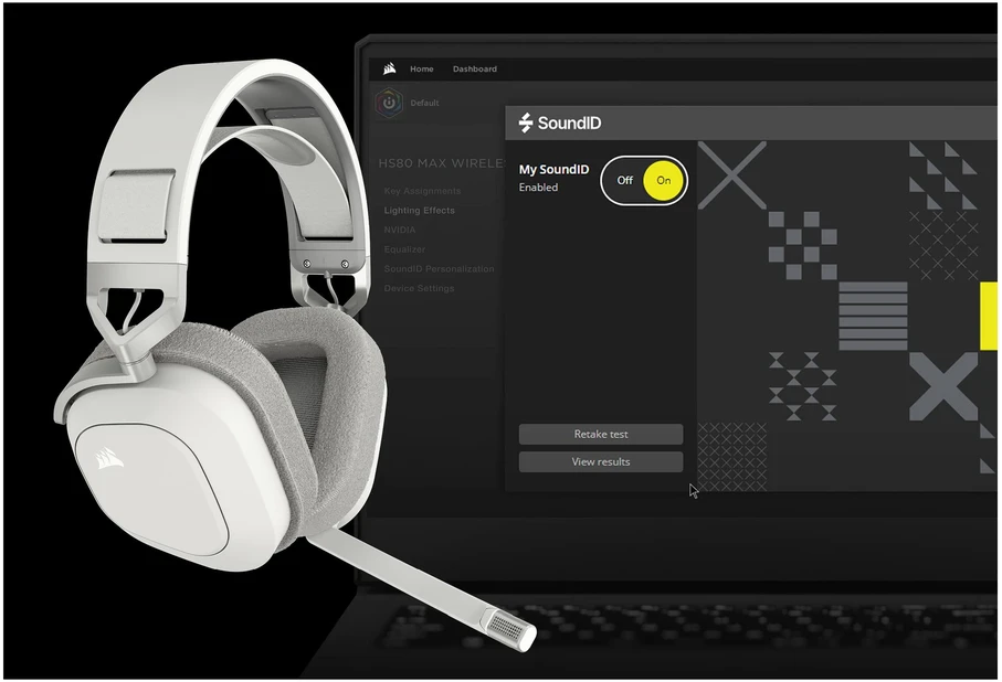 Corsair | Ausinės Žaidimams | HS80 MAX | Bluetooth | Over-Ear | Belaidės