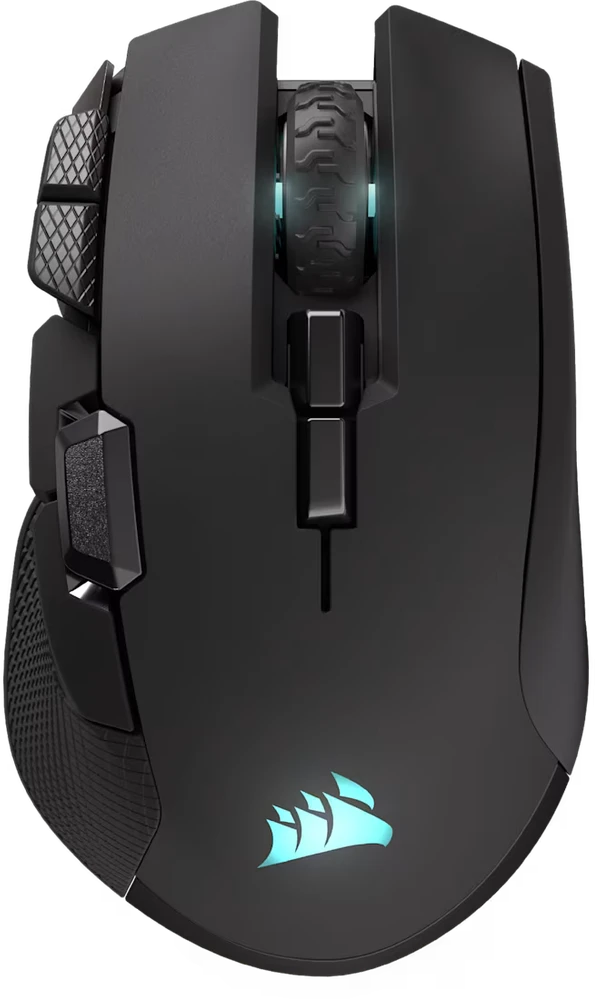 Corsair IRONCLAW SE | Pelė žaidimams | Belaidė/su laidu | 2.4GHz, Bluetooth, USB-C | Juoda