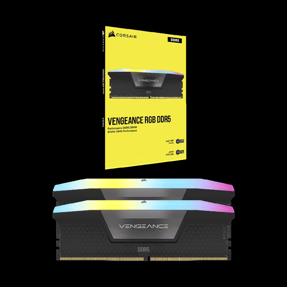 RAM „Corsair Vengeance RGB“ atminties modulis 32 GB, 2 x 16 GB, DDR5