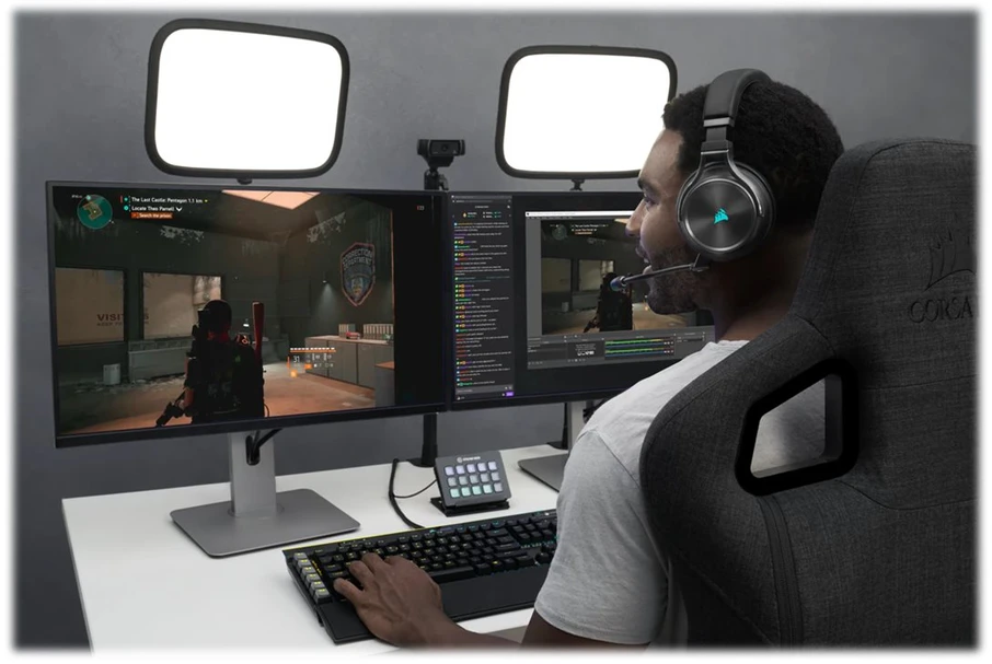 CORSAIR Gaming Virtuoso RGB Belaidės XT High-Fidelity Ausinės Žaidimams Slate EU version