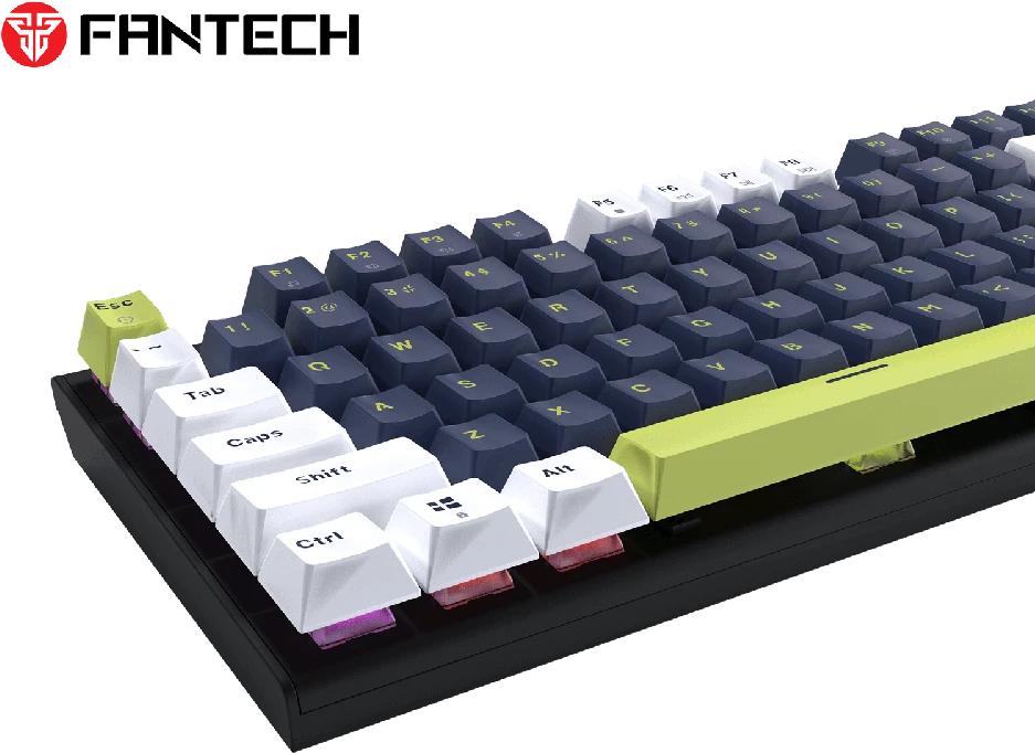 Fantech ATOM87S RGB laidinė mechaninė klaviatūra, Mėlyna, Taro Switch