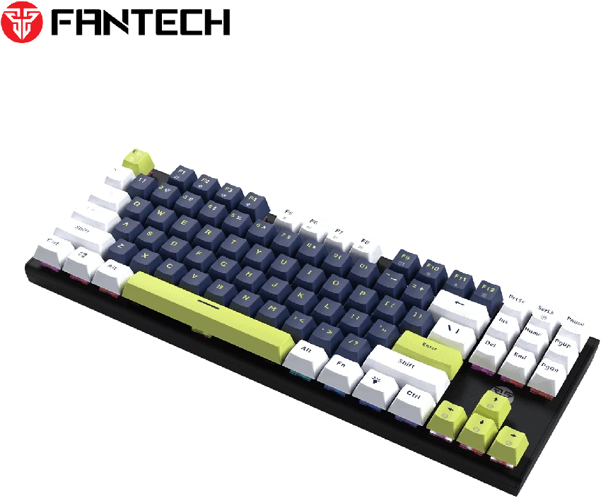 Fantech ATOM87S RGB laidinė mechaninė klaviatūra, Mėlyna, Taro Switch