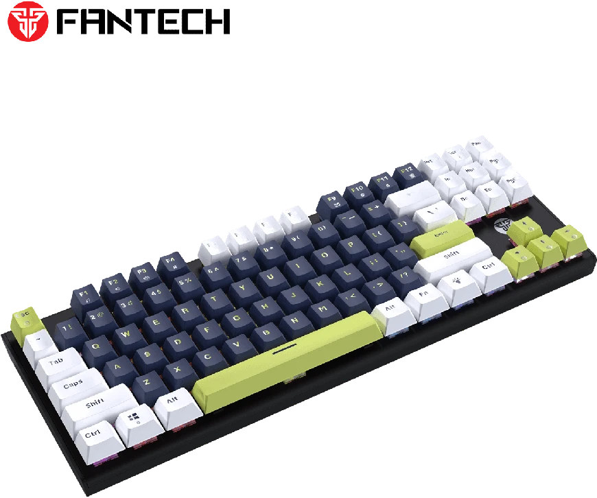 Fantech ATOM87S RGB laidinė mechaninė klaviatūra, Mėlyna, Taro Switch