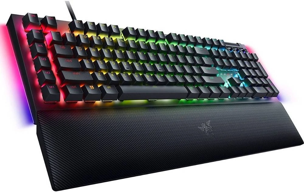 Razer | BlackWidow V4 | Mechaninė klaviatūra žaidimams | su laidu | RGB LED pašvietimas | US | Geltona Switches | Juodas