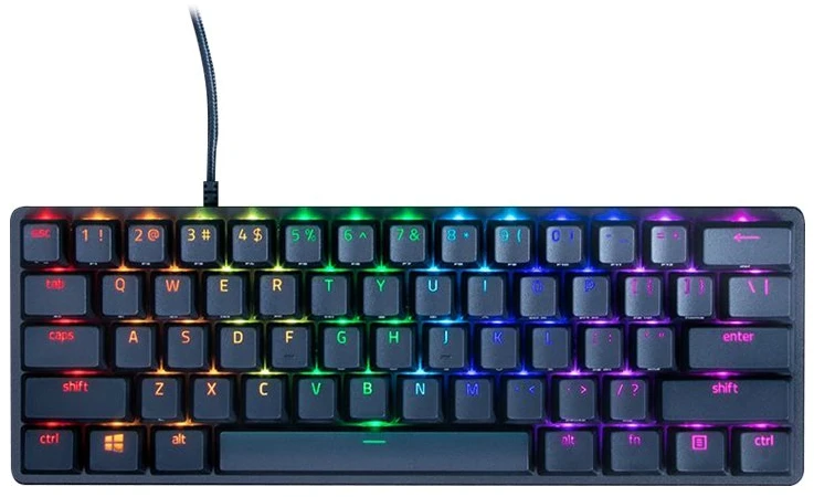 60% Mechaninė Žaidimų klaviatūra Razer Huntsman Mini, Red Switch, US išdėstymas