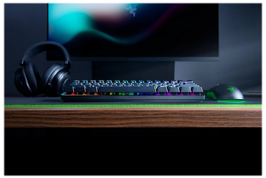 60% Mechaninė Žaidimų klaviatūra Razer Huntsman Mini, Red Switch, US išdėstymas