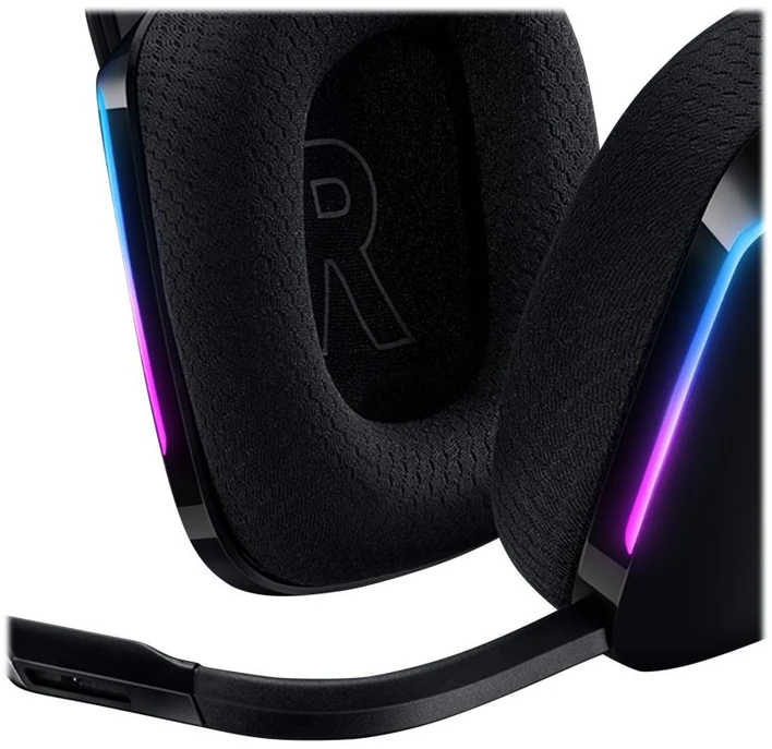 Belaidės ausinės Logitech G733 Lightspeed, Juodos spalvos