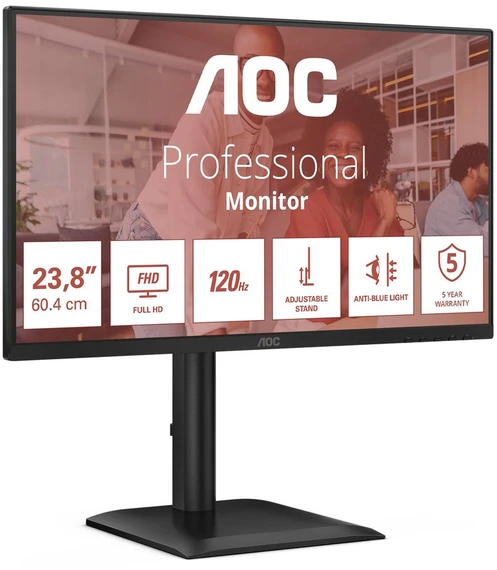 Monitorius AOC 24E4U - 120Hz | Full HD | IPS | 24''