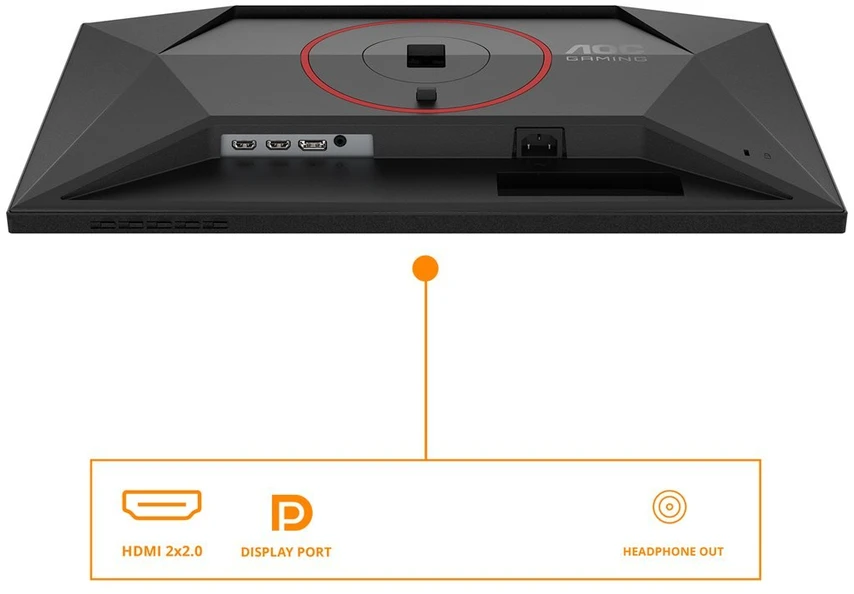 Žaidimų monitorius AOC 24G4HA | 23,8 col. | HDR 10 | Fast IPS | 1920x1080 | 200 Hz