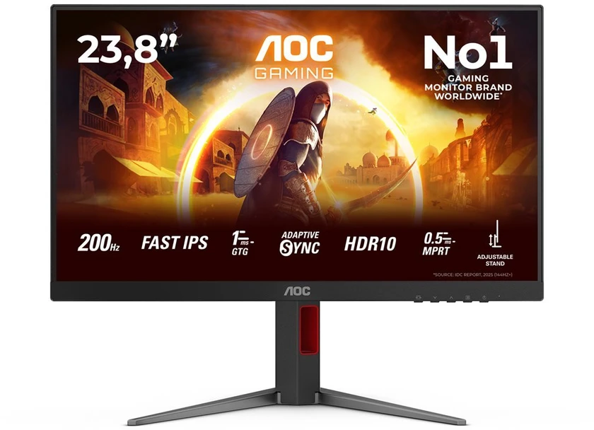 Žaidimų monitorius AOC 24G4HA | 23,8 col. | HDR 10 | Fast IPS | 1920x1080 | 200 Hz