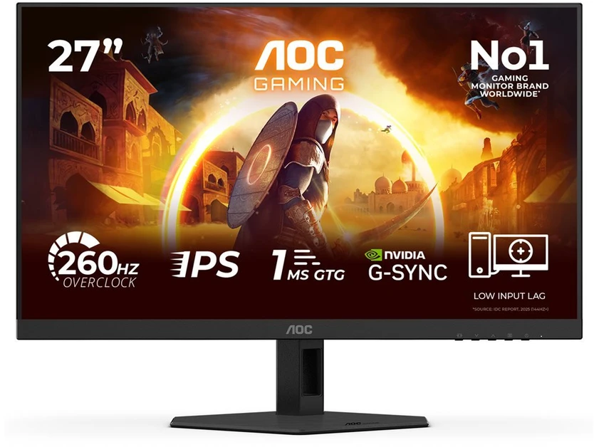 AOC G4 27G4ZREP computer monitorius 68.6 cm (27") 1920 x 1080 pikselių Full HD LCD Juodas, Raudona