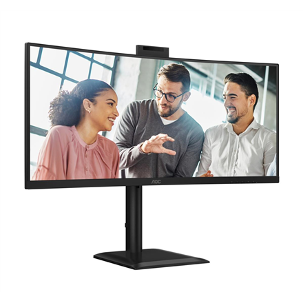 Monitorius AOC | CU34E4CW | 34 " | VA | UWQHD | 120 Hz | 4 ms | 3440 x 1440 pikselių | 350 cd/m² | HDMI jungtys quantity 2 | Juodas