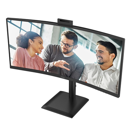 Monitorius AOC | CU34E4CW | 34 " | VA | UWQHD | 120 Hz | 4 ms | 3440 x 1440 pikselių | 350 cd/m² | HDMI jungtys quantity 2 | Juodas