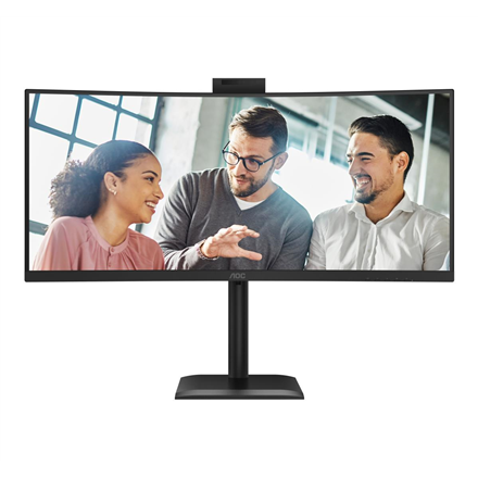 Monitorius AOC | CU34E4CW | 34 " | VA | UWQHD | 120 Hz | 4 ms | 3440 x 1440 pikselių | 350 cd/m² | HDMI jungtys quantity 2 | Juodas