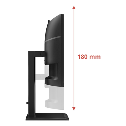 Monitorius AOC | CU34E4CW | 34 " | VA | UWQHD | 120 Hz | 4 ms | 3440 x 1440 pikselių | 350 cd/m² | HDMI jungtys quantity 2 | Juodas