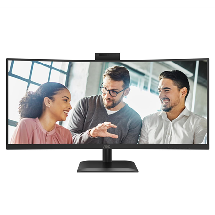 Monitorius AOC | CU34E4CW | 34 " | VA | UWQHD | 120 Hz | 4 ms | 3440 x 1440 pikselių | 350 cd/m² | HDMI jungtys quantity 2 | Juodas