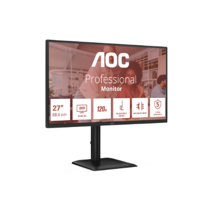 Monitorius AOC Q27E4CV - 120 Hz | QHD | IPS | 27 colių