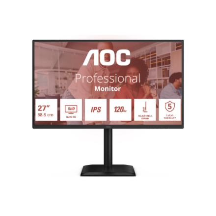Monitorius AOC Q27E4U - 120Hz | QHD | IPS | 27"