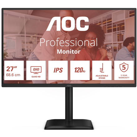 Monitorius AOC Q27E4U - 120Hz | QHD | IPS | 27"