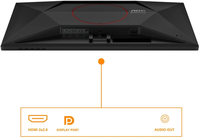 Žaidimų monitorius AOC Q27G42XE, 27" QHD (2560x1440) Fast IPS, 180Hz, 1ms, FreeSync Premium, G-Sync Compatible, HDR10