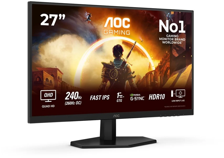 Monitoriai AOC Q27G42ZE | 27 colių | 240 Hz | 1 ms