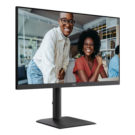 Monitorius AOC | U27E4CV | 27 " | IPS | UHD | 16:9 | 60 Hz | 4 ms | 3840 x 2160 pikselių | 400 cd/m² | HDMI jungtys quantity 2 | Juodas