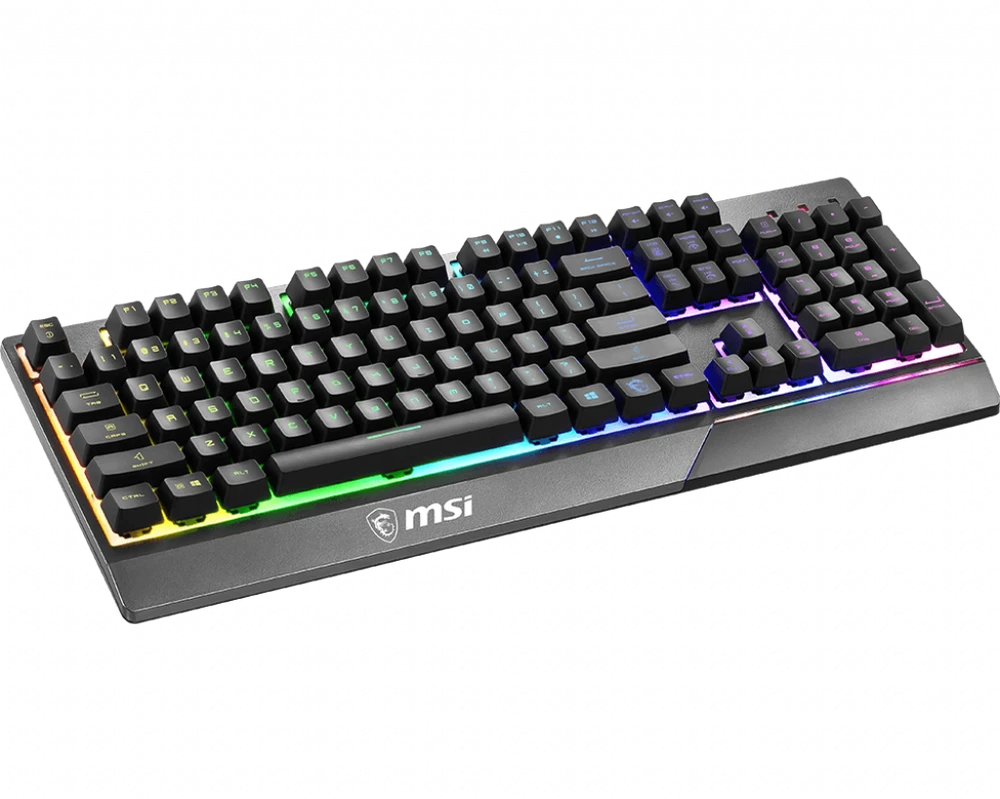 Mecha-membraninė Žaidimų klaviatūra MSI Vigor GK30, su RGB pašvietimu, US išdėstymas