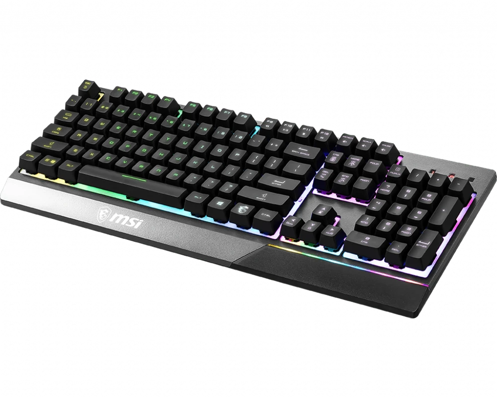 Mecha-membraninė Žaidimų klaviatūra MSI Vigor GK30, su RGB pašvietimu, US išdėstymas