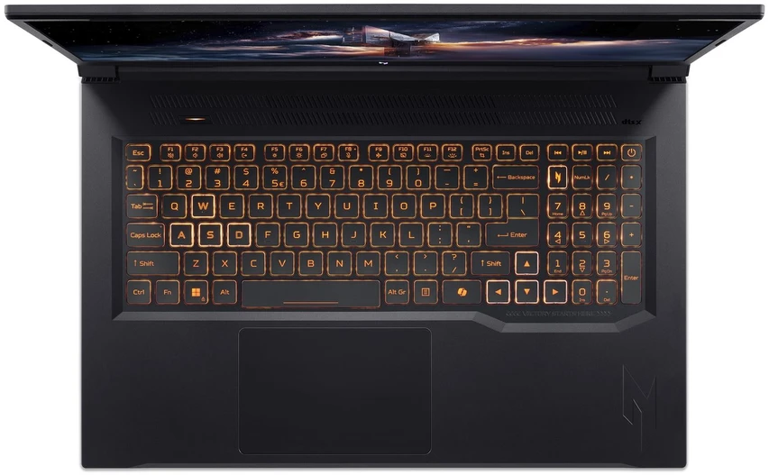 Nešiojamas kompiuteris Acer | Nitro V 17 AI ANV17-41-R9XF | Obsidian Juodas | 17.3 " | IPS | QHD | 2560 x 1440 pikselių | AMD Ryzen 7 | 260 | 32 GB | DDR5 | Solid-state drive capacity 1000 GB | NVIDIA GeForce RTX 5070 | GDDR7 | 8 GB | Windows 11 Home | 802.11ax | Bluetooth versija 5.3 | Klaviatūros kalba: US international | Klaviatūros apšvietimas | Garantija 24 mėn.